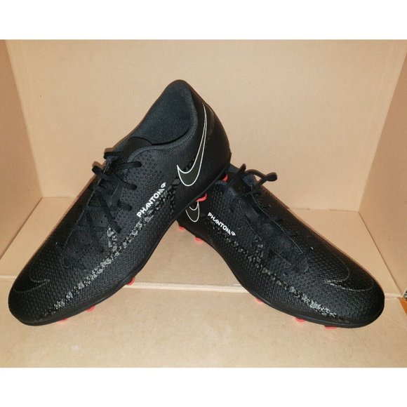 NIKE PHANTOM GT CLUB BLACK SOCCER CLEATS Men's Size 9 NEW - Picture 9 of 16